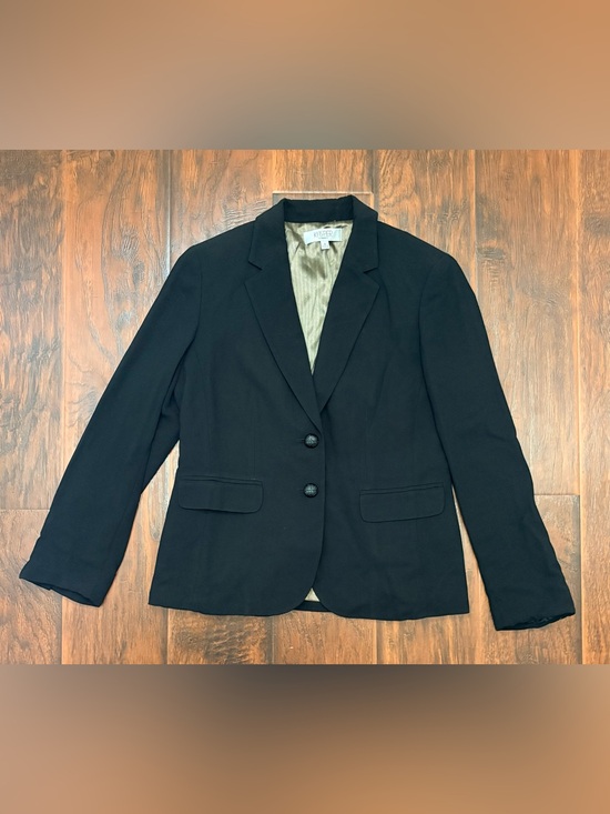 Kasper Jackets & Blazers - Kasper Separates Black Blazer Women’s Size 8 Classic Career Work Jacket